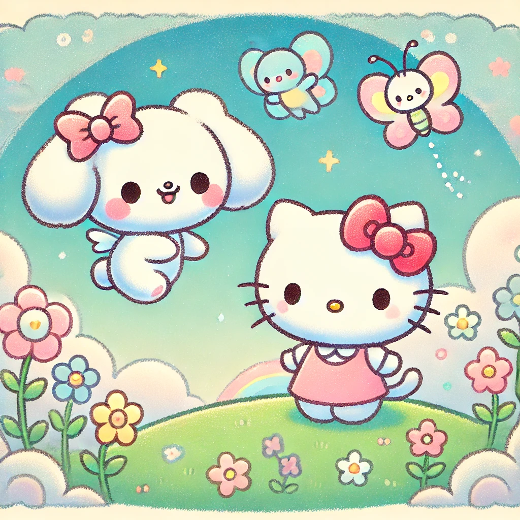 Cinnamoroll:emjaq6vqzvm= Hello kitty